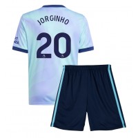 Maglia Calcio Arsenal Jorginho Frello #20 Terza Divisa Bambino 2024-25 Manica Corta (+ pantaloncini)